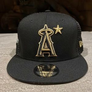 MLB Angels New Era Black 2022 MLB All-Star Game 9FIFTY Snapback hat